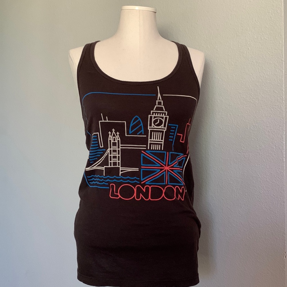 London racerback tank
